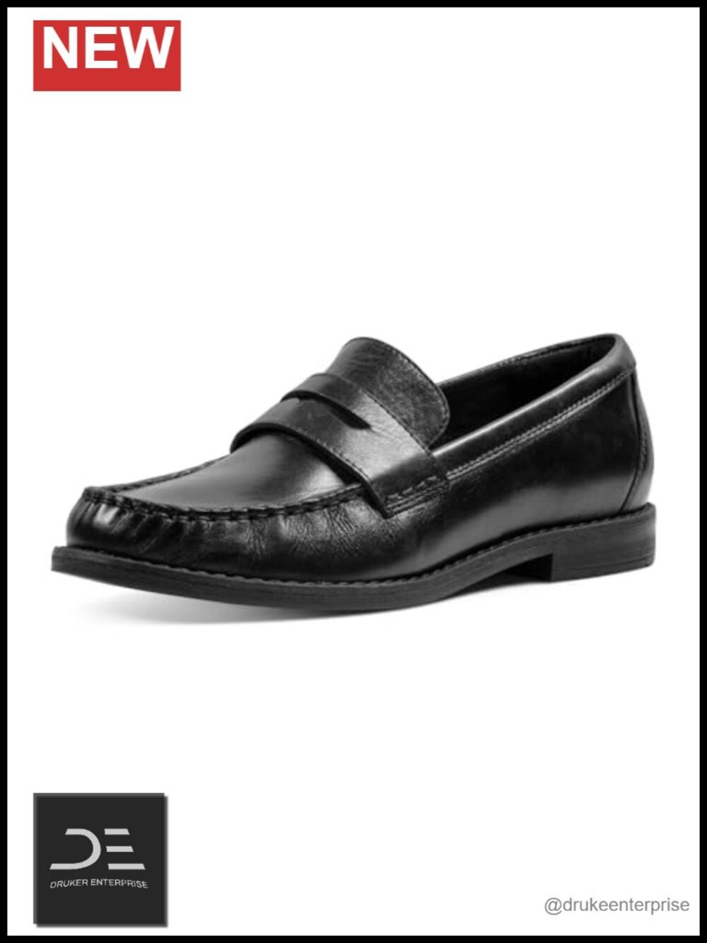 Women's Leather Penny Loafers Slip-On Comfort Shoes